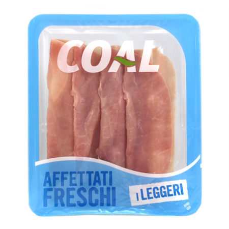Prosciutto cotto I leggeri alta qualità light no glutine gr.100 Linea Coal