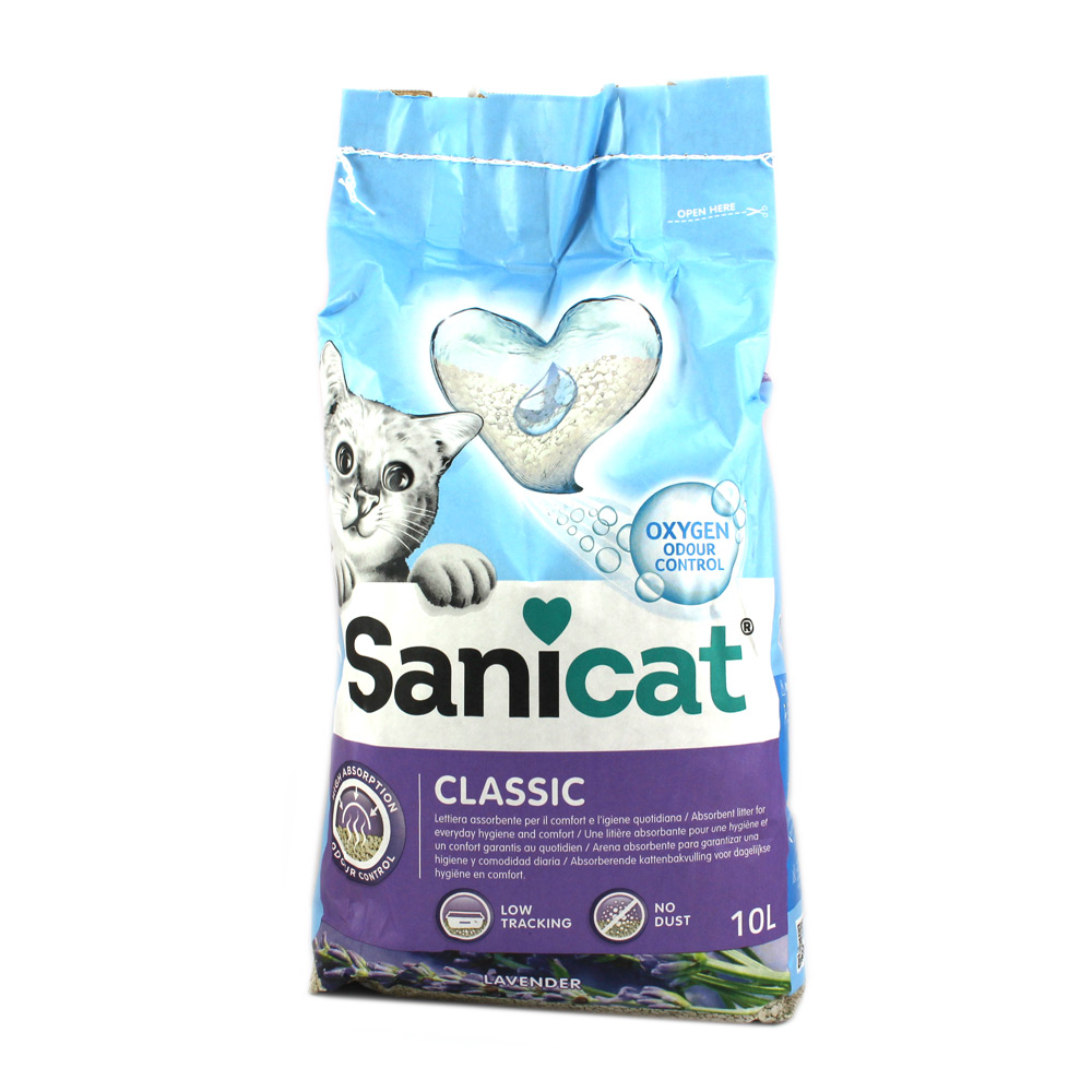 Lettiera Sanicat classic gatti lt.10 www.tiportolaspesa