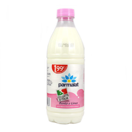 Latte fresco parz. scremato bontà e linea Parmalat lt.1