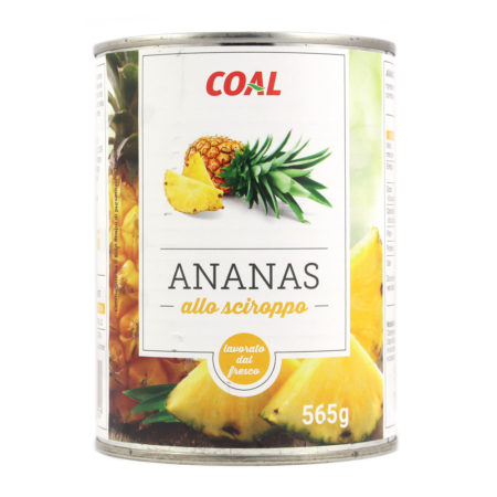 Ananas a fette allo sciroppo gr.565 Linea Coal