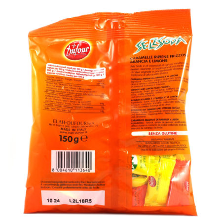 Caramelle selzsoda arancia e limone Dufour gr.150 - immagine 2