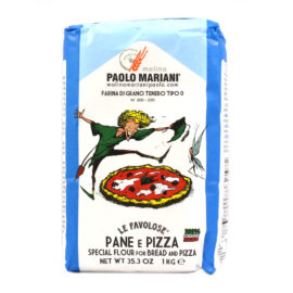 Farina di grano tenero tipo 0 per pane e pizza Molino Mariani kg.1