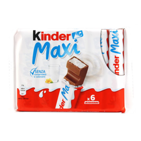 Cioccolato Kinder maxi Ferrero x 6 barrette gr.126