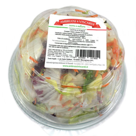 Ciotola insalata poker 5 gusti Ambruosi Viscardi gr.200 - immagine 2