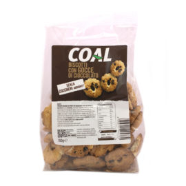 Biscotti frollini con gocce di cioccolato gr.350 Linea Coal
