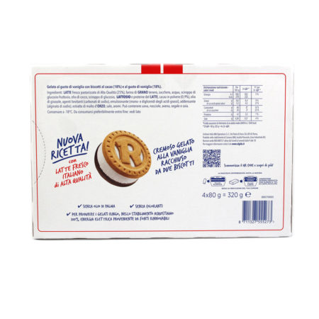 Biscotto gelato Ringo vaniglia x 8 gr.320 - immagine 2