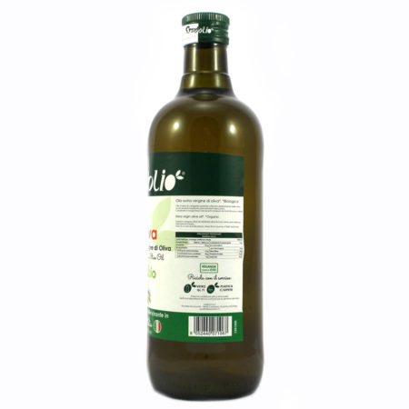 Olio extra vergine oliva BIO Crudolio 100% Italiano lt.1 - immagine 2