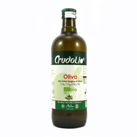 Olio extra vergine oliva BIO Crudolio 100% Italiano lt.1