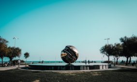 Pesaro, la Palla di Pomodoro