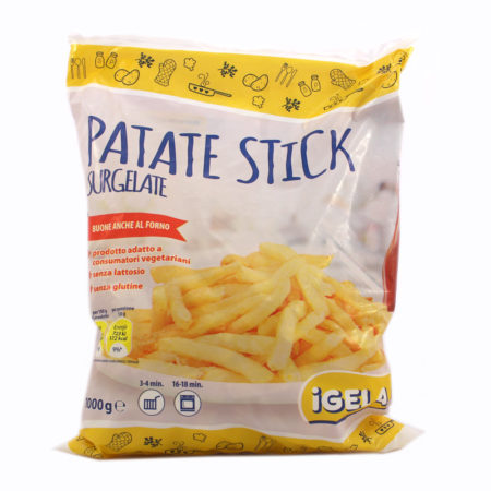 Patate stick surgelate Igela kg.1