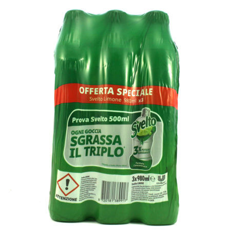 Detersivo liquido Svelto al limone ml.980 x 3 - immagine 2