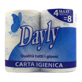 Carta igenica maxi rotoli Dayly 2 veli x 4