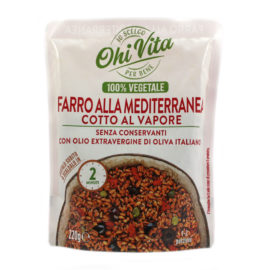 Farro alla mediterranea precotto al vapore Linea Ohi Vita gr.220