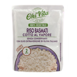 Riso basmati precotto al vapore Linea Ohi Vita gr.250