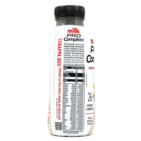 Bevanda a base di latte scremato Milk Pro alla vaniglia gr.375 - immagine 2