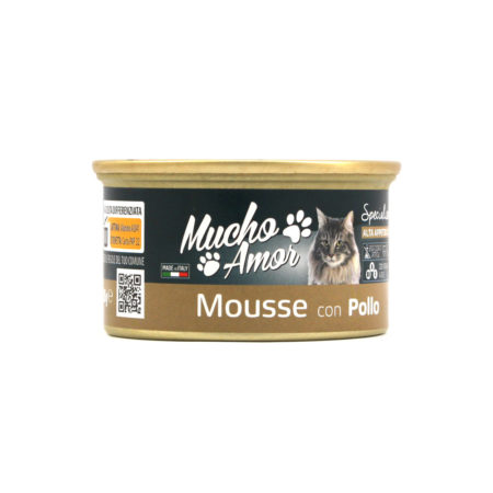 Mousse mucho amor gatto con pollo gr.85