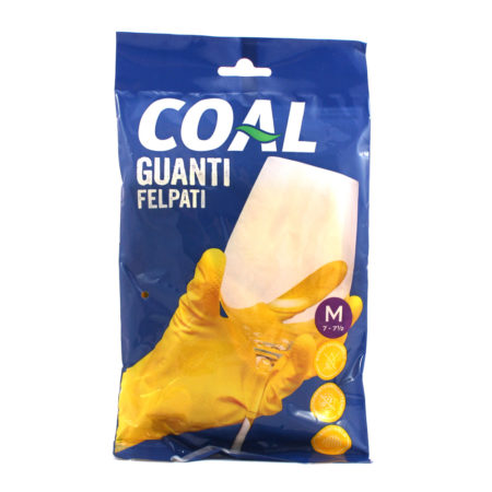 Guanti lattice felpati misura M 7-7 1/2 Linea Coal