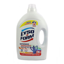 Detersivo igienizzante Lysoform capi colorati 36 lavaggi lt.1,62