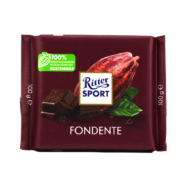 Tavoletta cioccolato Ritter sport fondente gr.100