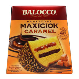 Panettone Balocco Maxiciok con caramel gr.800