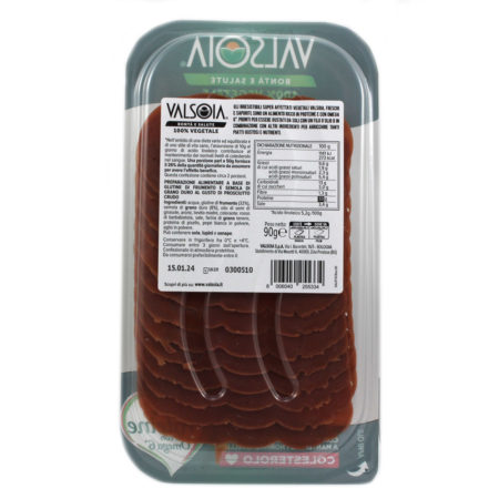 Affettati vegetali prosciutto crudo Valsoia gr.90 - immagine 2