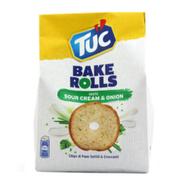 Tuc bake rolls sour cream e onion gr.150