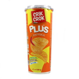 Patatine tubo Crik Crok plus paprika gr.100
