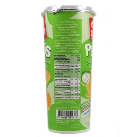 Patatine tubo Crik Crok plus sour cream e onion gr.100 - immagine 2