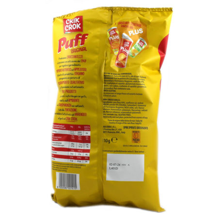 Palline di mais Crik Crok puff ai 4 formaggi gr.110 - immagine 2
