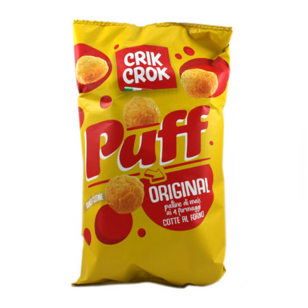 Palline di mais Crik Crok puff ai 4 formaggi gr.110
