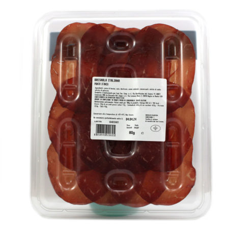 Bresaola 100% Italiana gr.80 Linea Le Tentazioni del Buongustaio - immagine 2