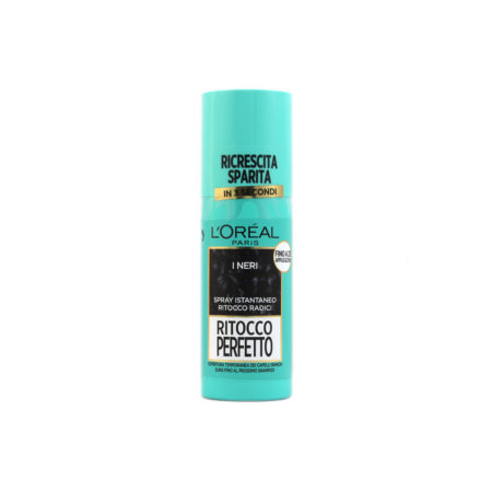 Spray istantaneo ritocco perfetto capelli neri L'oreal ml.75