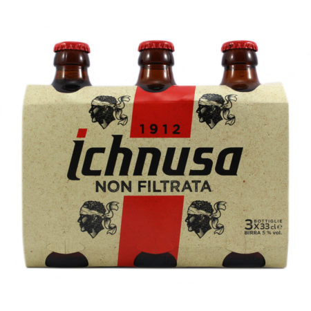 Birra Ichnusa non filtrata cl.33x3