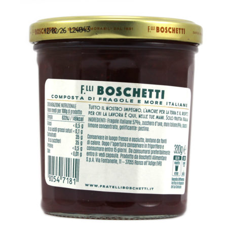 Composta fragole e more F.lli Boschetti gr.320 - immagine 2