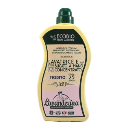Detersivo liquido bucato a mano e lavatrice Lavanderina 25 lavaggi lt.1