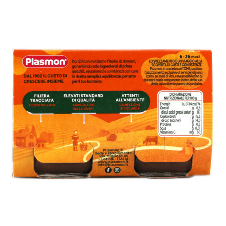 Omogeneizzati Plasmon prugne gr.104x2 - immagine 2