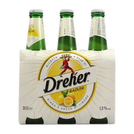 Birra Dreher al limone cl.33x3
