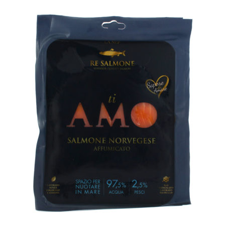 Salmone affumicato norvegese Re Salmone gr.90