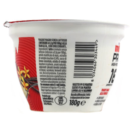 Yogurt magro Milk Pro alla Vaniglia gr.180 - immagine 2