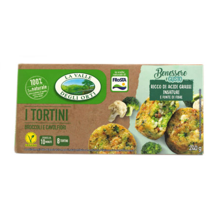 I tortini broccoli e cavolfiori Valle degli Orti Frosta gr.240