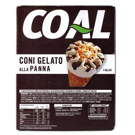 Gelato cono alla panna x 6 gr.450 Linea Coal - immagine 2