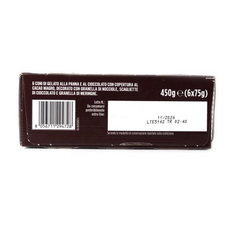 Gelato cono alla panna e cioccolato x 6 gr.450 Linea Coal - immagine 2