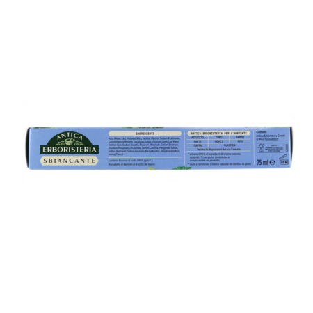 Dentifricio sbiancante salvia e menta Antica Erboristeria ml.75 - immagine 2