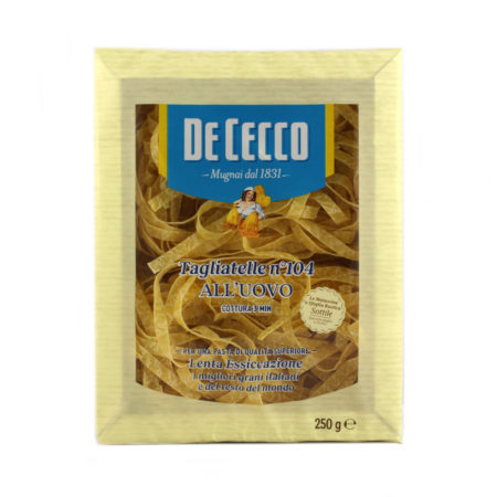 Pasta uovo De cecco tagliatelle nr.104 gr.250