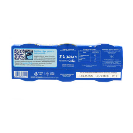 Tonno all'olio d'oliva Asdomar gr.70 x 3 - immagine 2