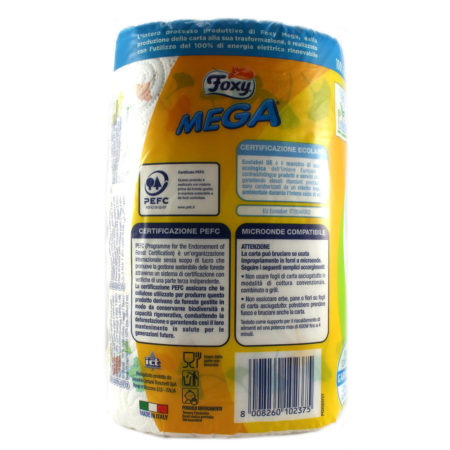 Asciugatutto Foxy Mega 2 veli 200 strappi - immagine 2