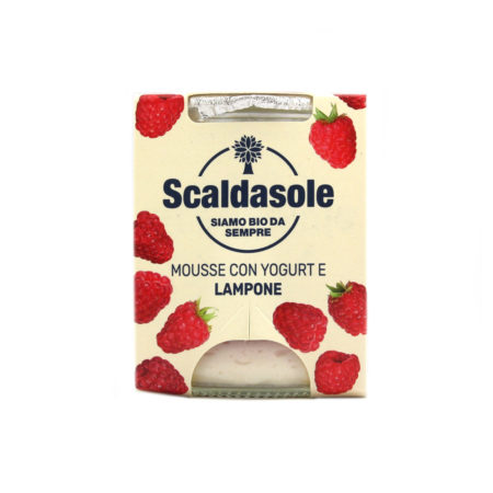 Mousse con yogurt e lampone BIO Scaldasole gr.75