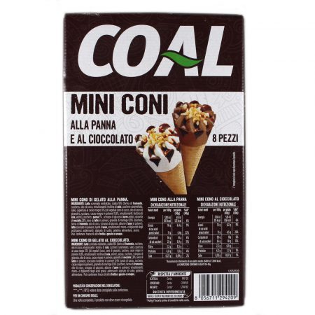 Gelato mini coni alla panna e cioccolato x 8 gr.320 Linea Coal - immagine 2