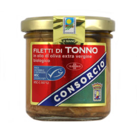 Filetti di tonno Consorcio all'olio extravergine oliva gr.150