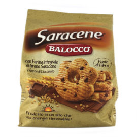 Biscotti Saracene Balocco con farina integrale e gocce di cioccolato gr.700
